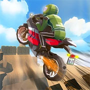 Cartoon Moto Stunt