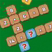 CrossMath with Wood Blocks